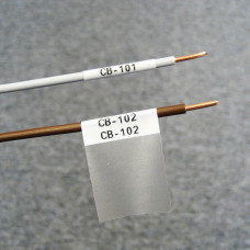 BMP41/51/53 Self-Lam White 3-5mm wire diameter 13mm(W) x 25mm(H) 480 labels (M4-47-427) BMP41/51/53 Self-Lam White 3-5mm wire diameter 13mm(W) x 25mm(H) 480 labels (M4-47-427)