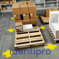 Toughstripe Floor Crosses 51mm x 127mm - Yellow Toughstripe Floor Crosses 51mm x 127mm - Yellow