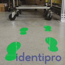 Toughstripe Floor Footprint Shapes 254mm x 89mm - Green Toughstripe Floor Footprint Shapes 254mm x 89mm - Green